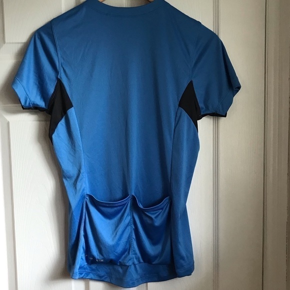 PEARL Izumi women’s Cycling Jersey, size large. Blue, short sleeve. - Picture 3 of 4